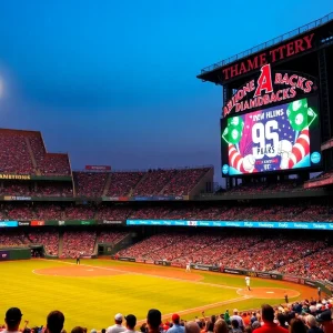 Chase Field packed with Arizona Diamondbacks fans.