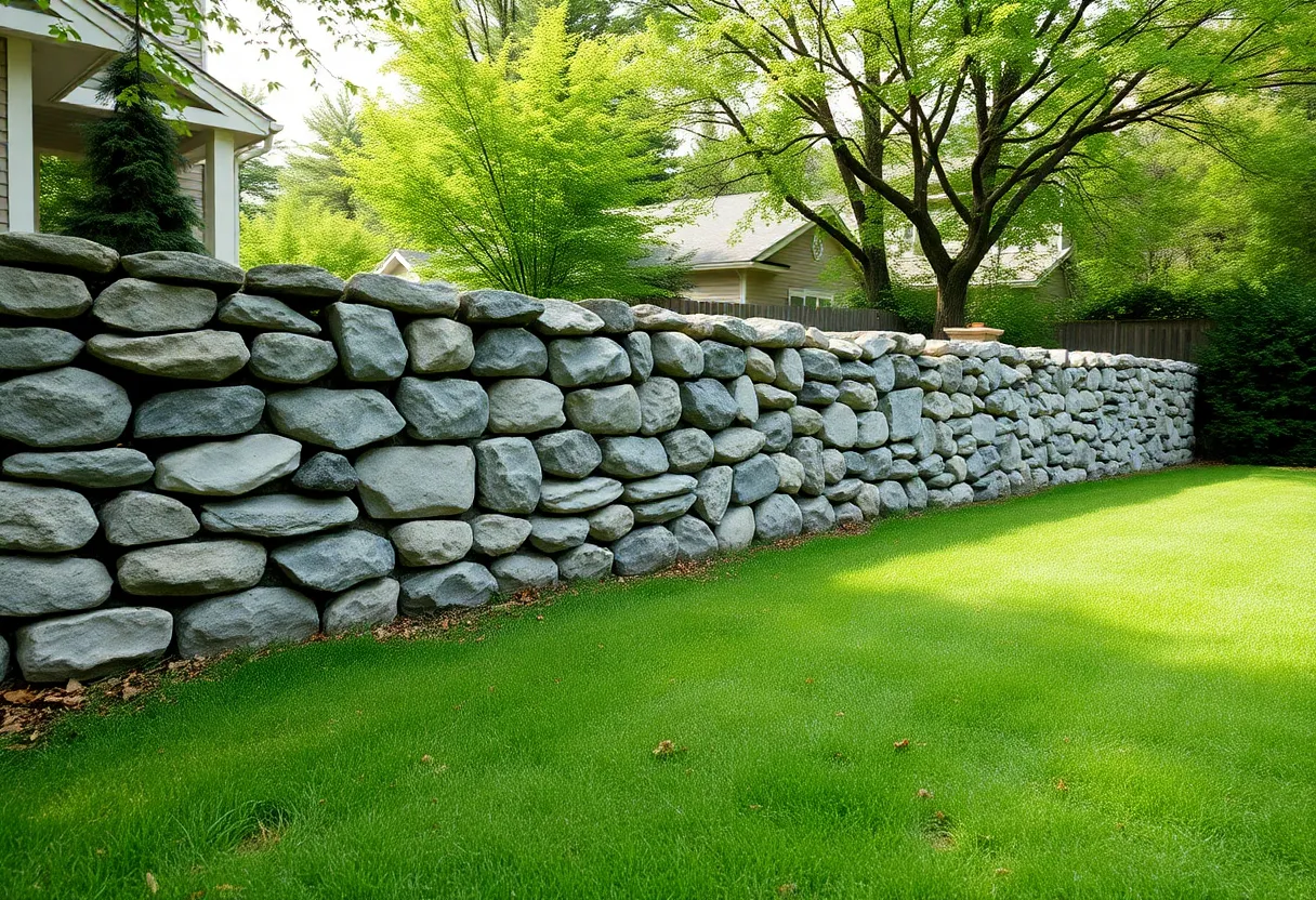 Suburban backyard showing signs of wildlife with a six-foot wall