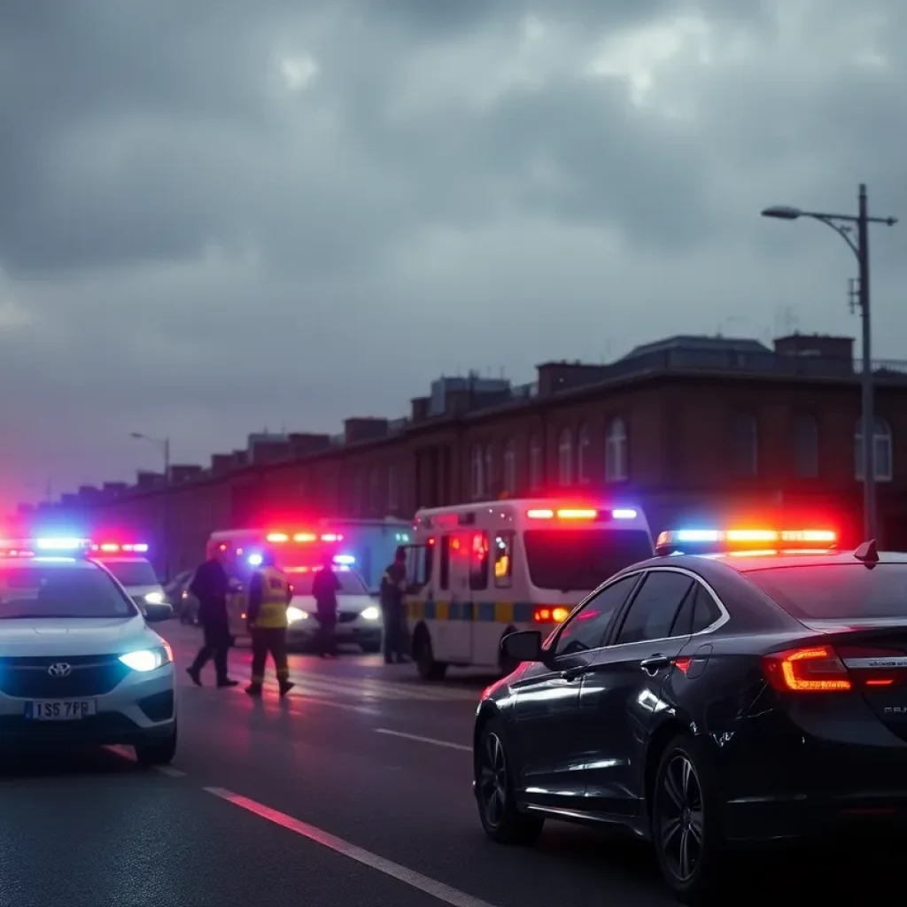 Emergency responders working at a scene in Phoenix