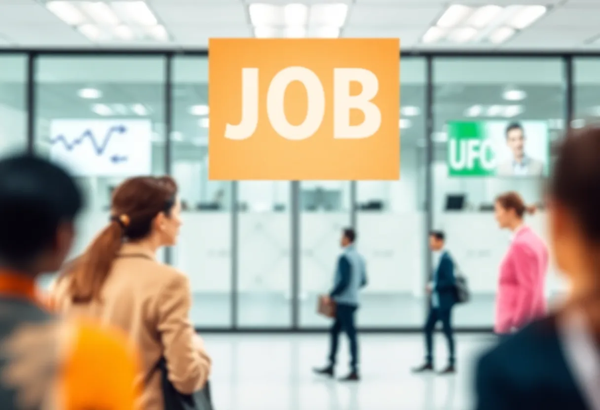 Abstract representation of job loss and economic uncertainty in Phoenix