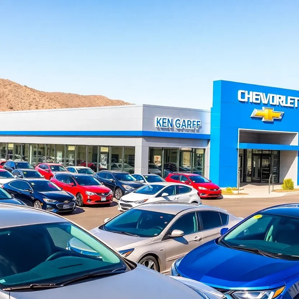 Exterior view of Ken Garff Gateway Chevrolet dealership