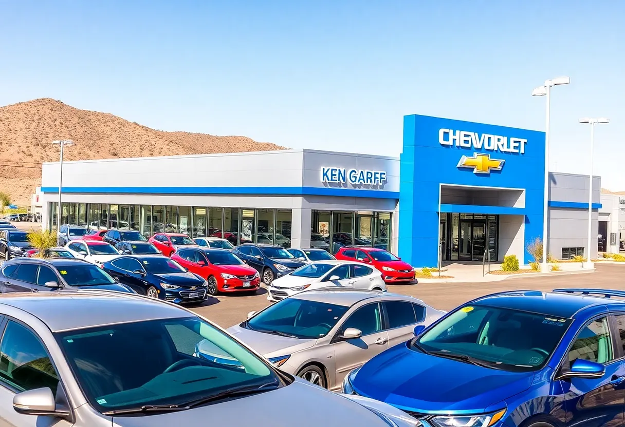Exterior view of Ken Garff Gateway Chevrolet dealership