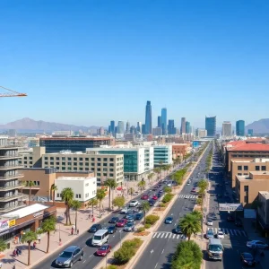 Phoenix cityscape showcasing growth and new developments