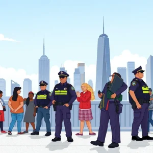Illustration representing police reforms in Phoenix