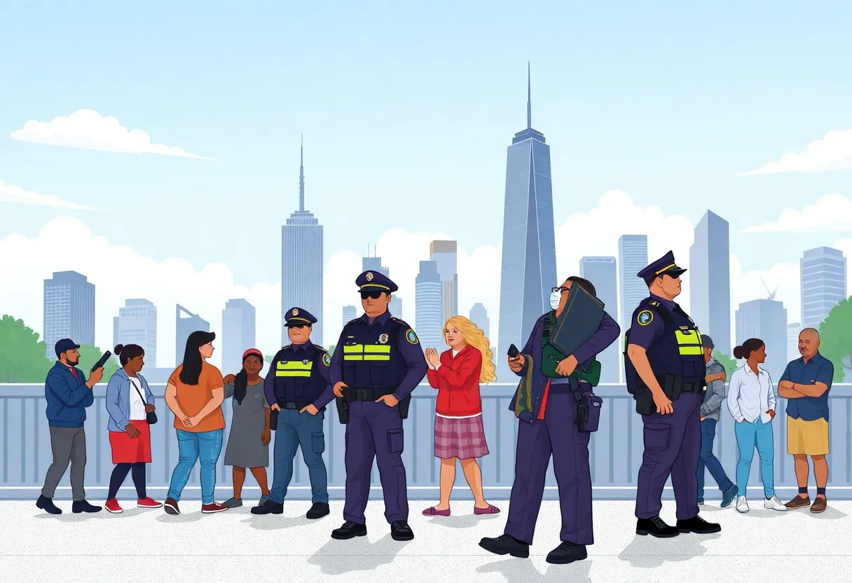 Illustration representing police reforms in Phoenix