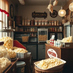Poppee’s Popcorn variety display