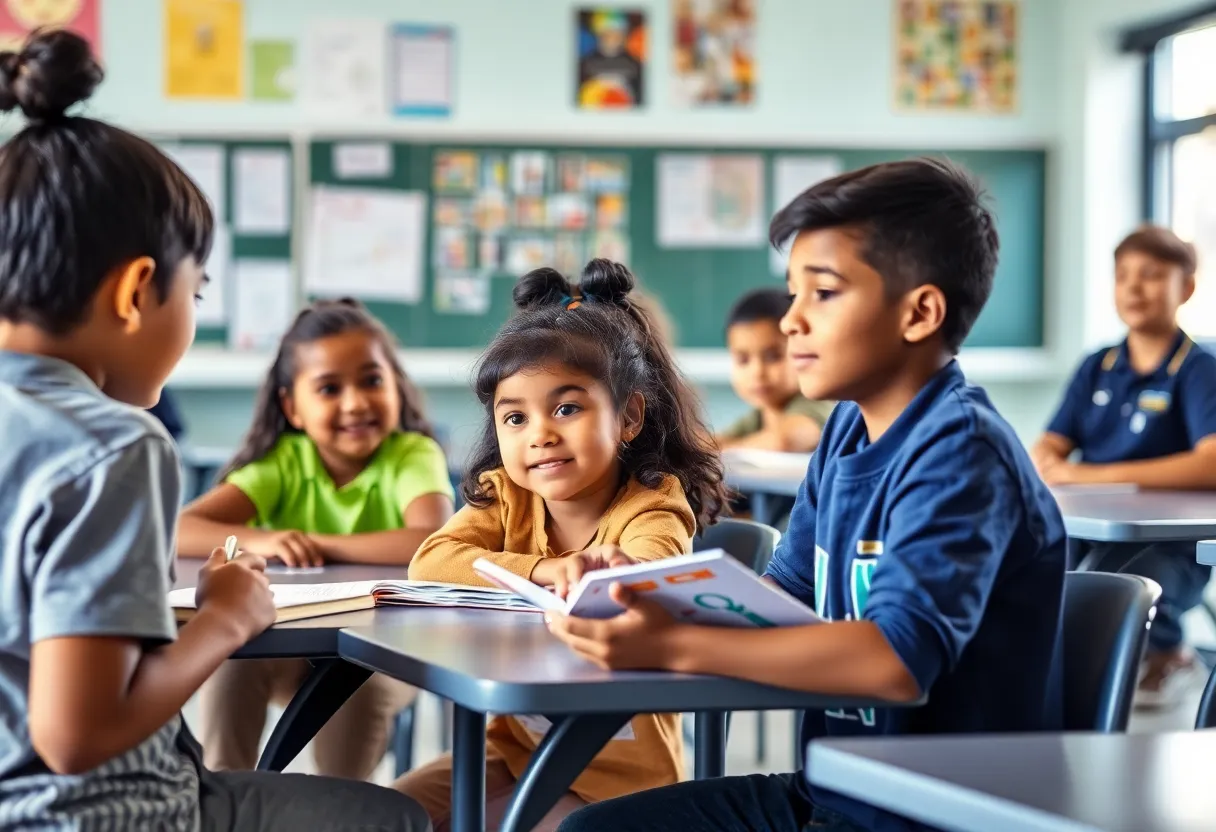 Students in a classroom at Tempe Elementary School District