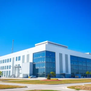 Rendering of a TSMC semiconductor fabrication plant in the U.S.