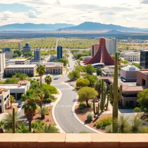 Vibrant Arizona landscape representing business growth.