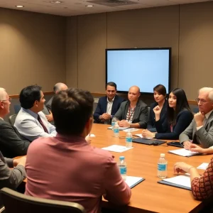 Business leaders discussing Medicaid funding cuts in Arizona