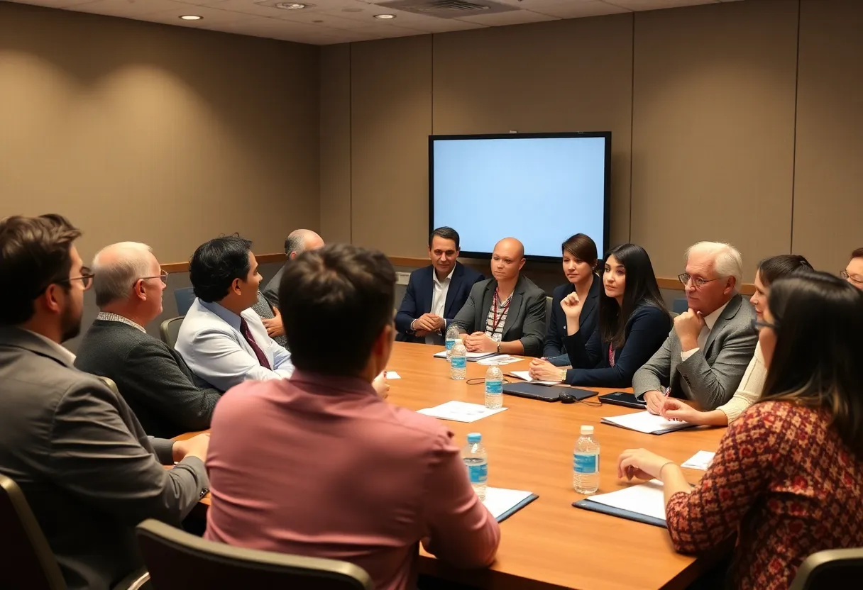 Business leaders discussing Medicaid funding cuts in Arizona