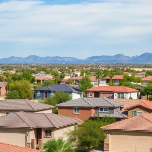 Neighborhood in Arizona illustrating rising home insurance costs