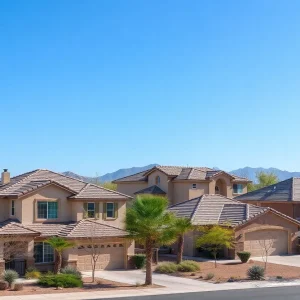 Residential homes in an Arizona neighborhood