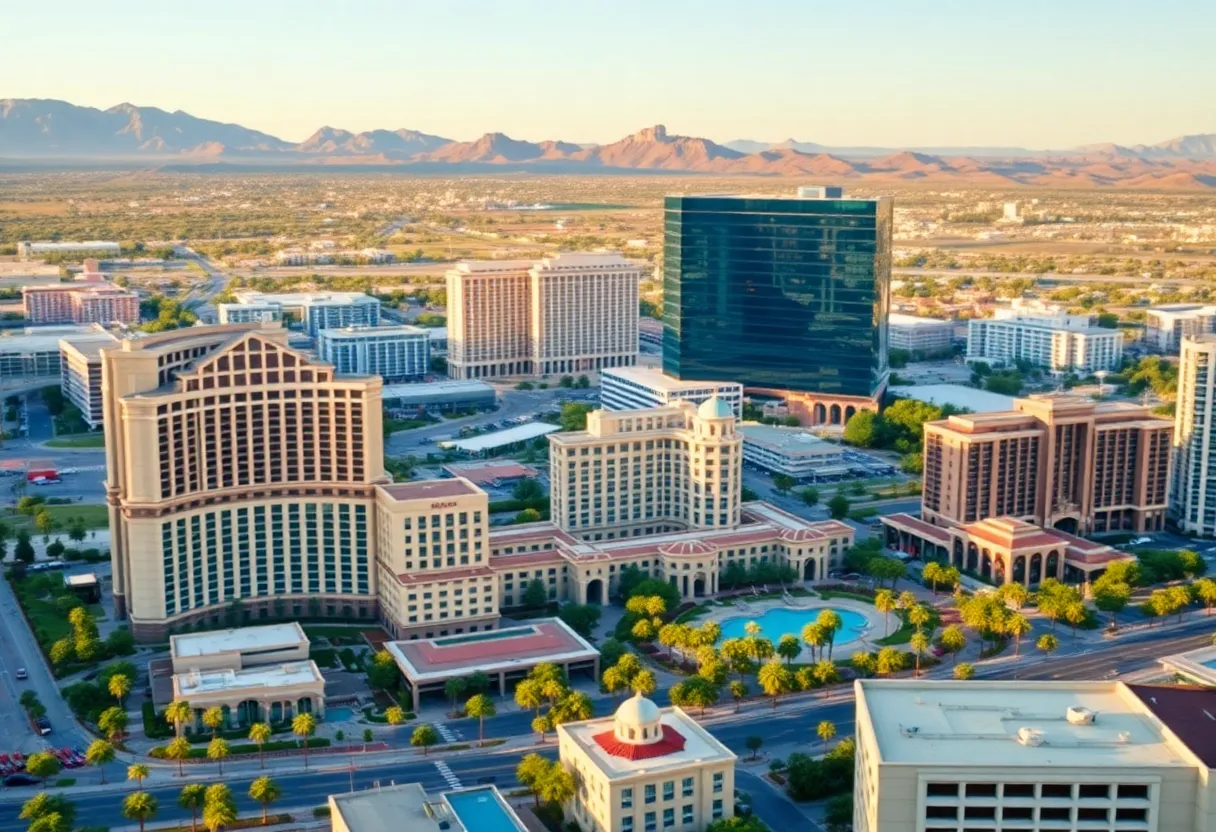 Luxurious resorts and commercial buildings in Arizona.
