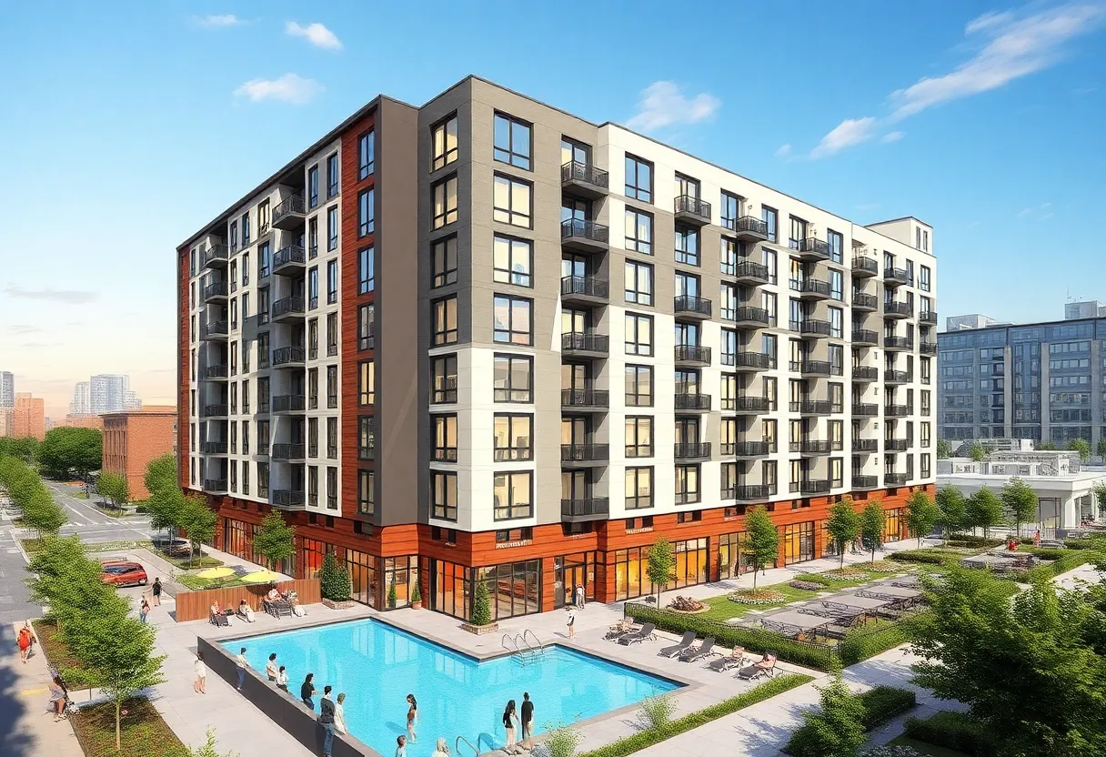Modern student housing community in Tempe