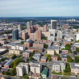 Abandoned construction site representing bankruptcy in Baltimore real estate