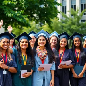 Celebration of diverse nursing students receiving scholarships