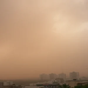 Dust storm approaching metro Phoenix area