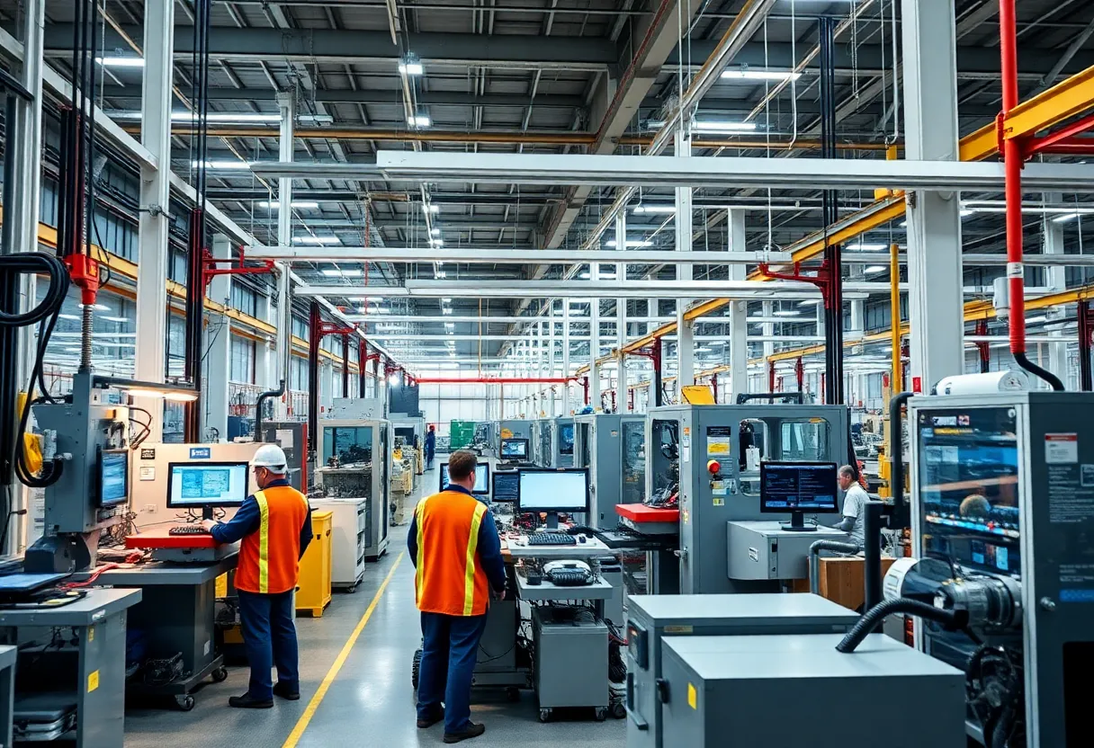 Modern AI-powered manufacturing facility in Mesa, Arizona
