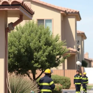 Fire safety measures in a Phoenix neighborhood