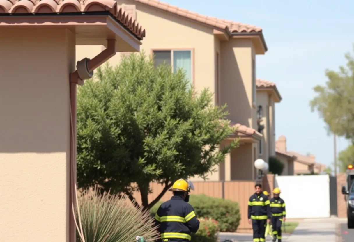Fire safety measures in a Phoenix neighborhood