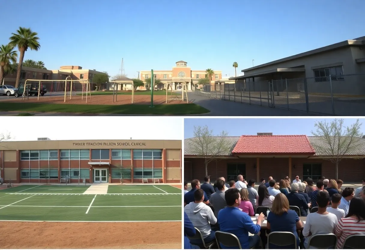 Community discussing the impact of school closures in Phoenix