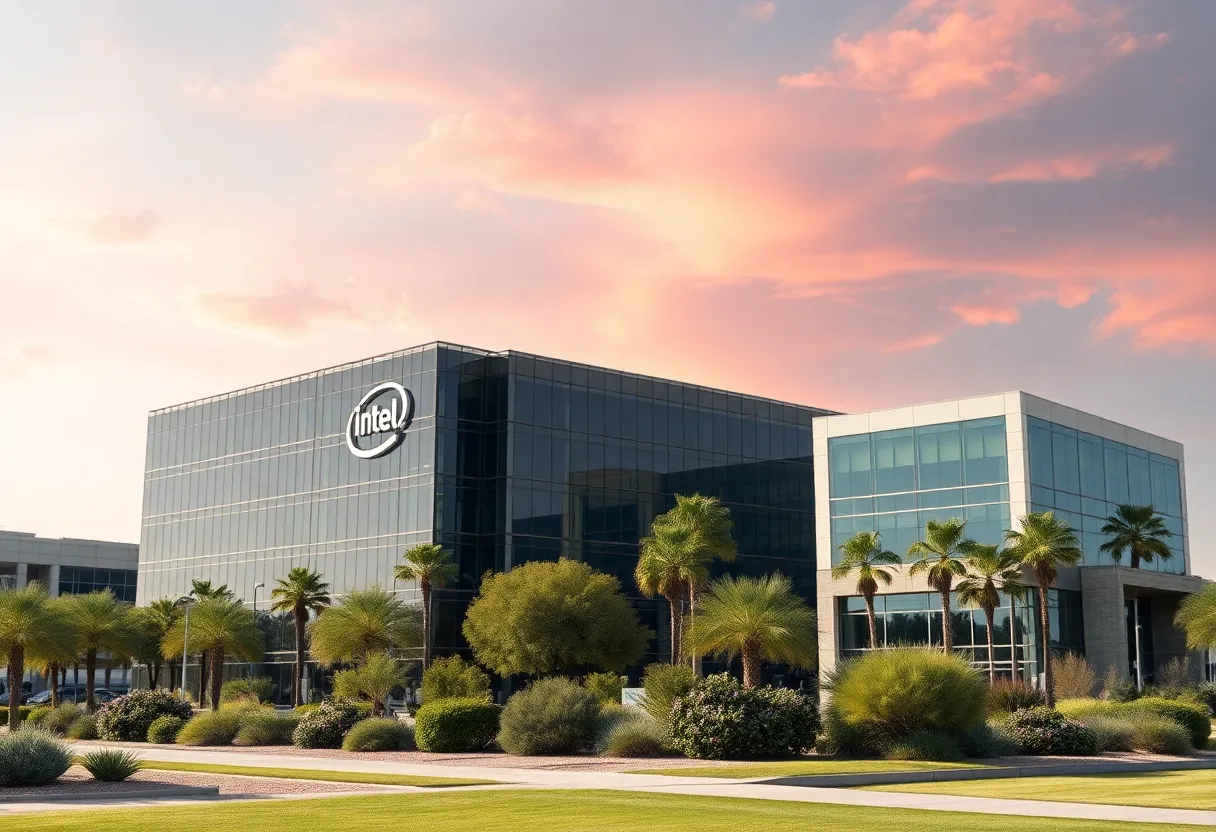 Intel corporate campus in Chandler, Arizona