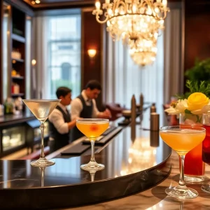 Cocktails and the ambiance of Little Rituals bar in Phoenix