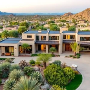 Luxurious estate in Arizona's desert landscape