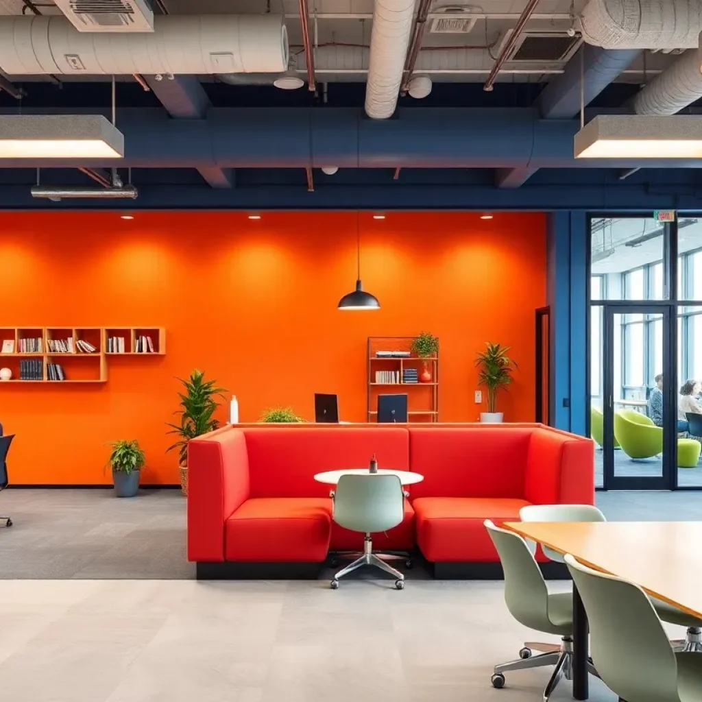 Flexible and modern office workspace design