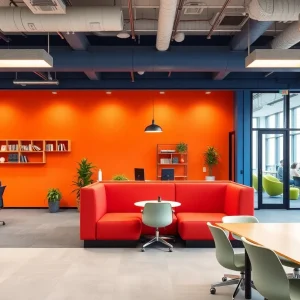 Flexible and modern office workspace design
