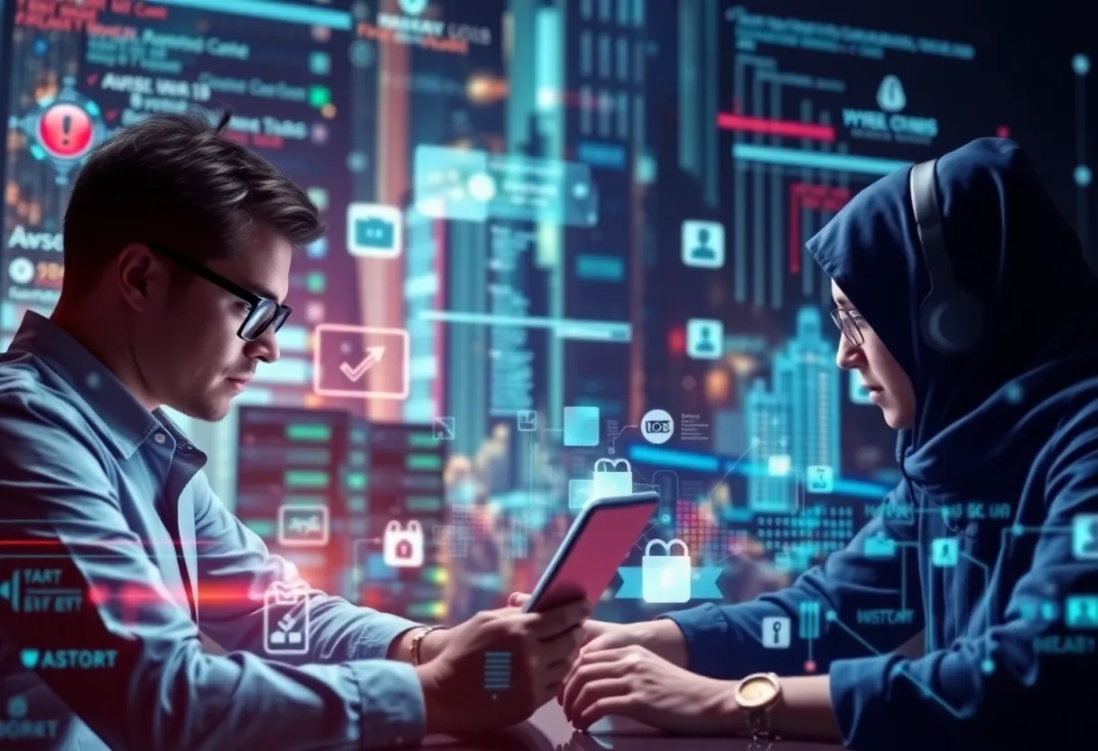 Conceptual image representing North Korean hackers infiltrating U.S. technology firms.