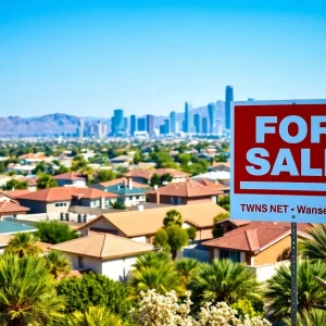 Aerial view of homes in a suburban neighborhood in Phoenix, Arizona.