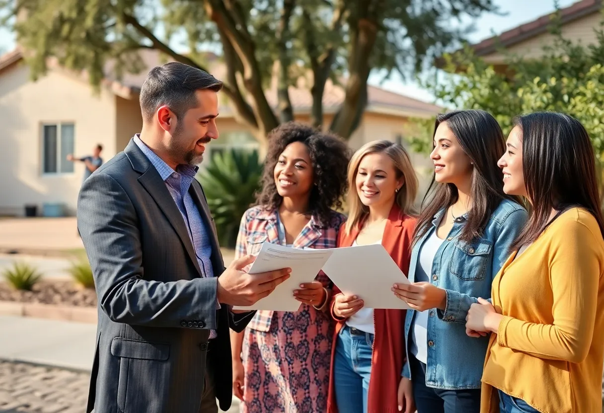 Realtor helping homebuyers in Phoenix