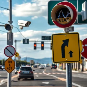 Installation of traffic cameras in Phoenix for road safety