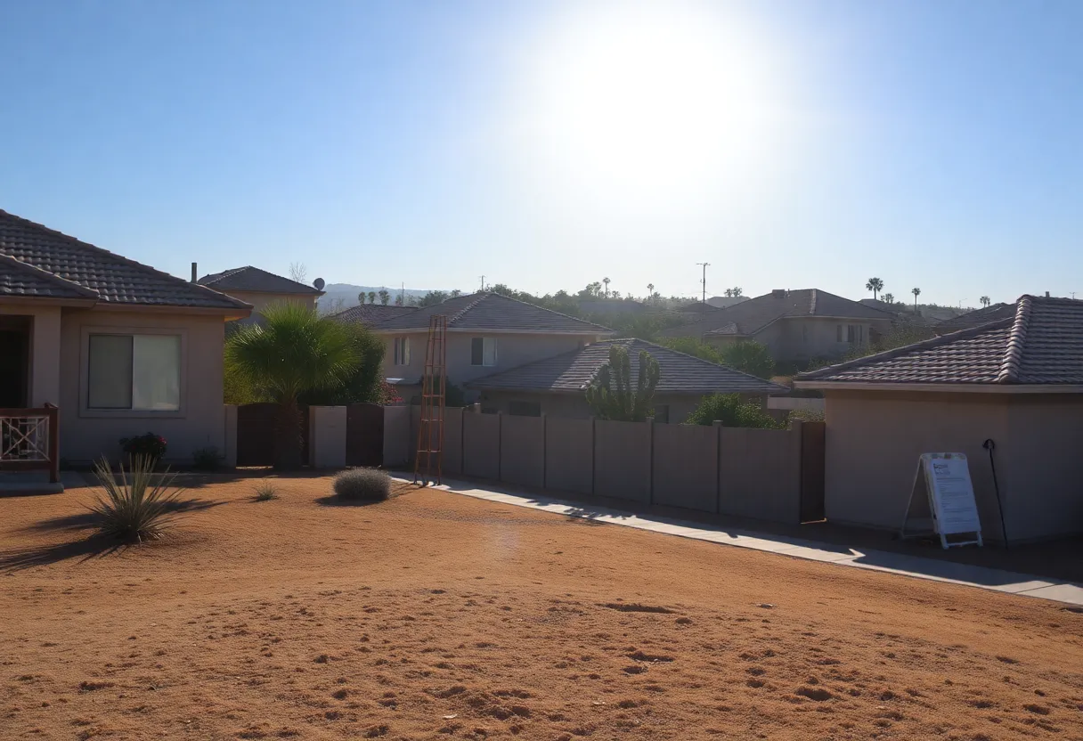 Dry lawns in Phoenix due to stolen water valve