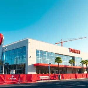Construction of a Target store in Phoenix, Arizona