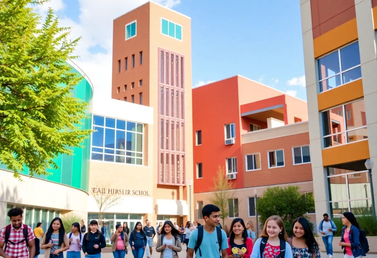 Students at one of the top high schools in Phoenix, AZ.
