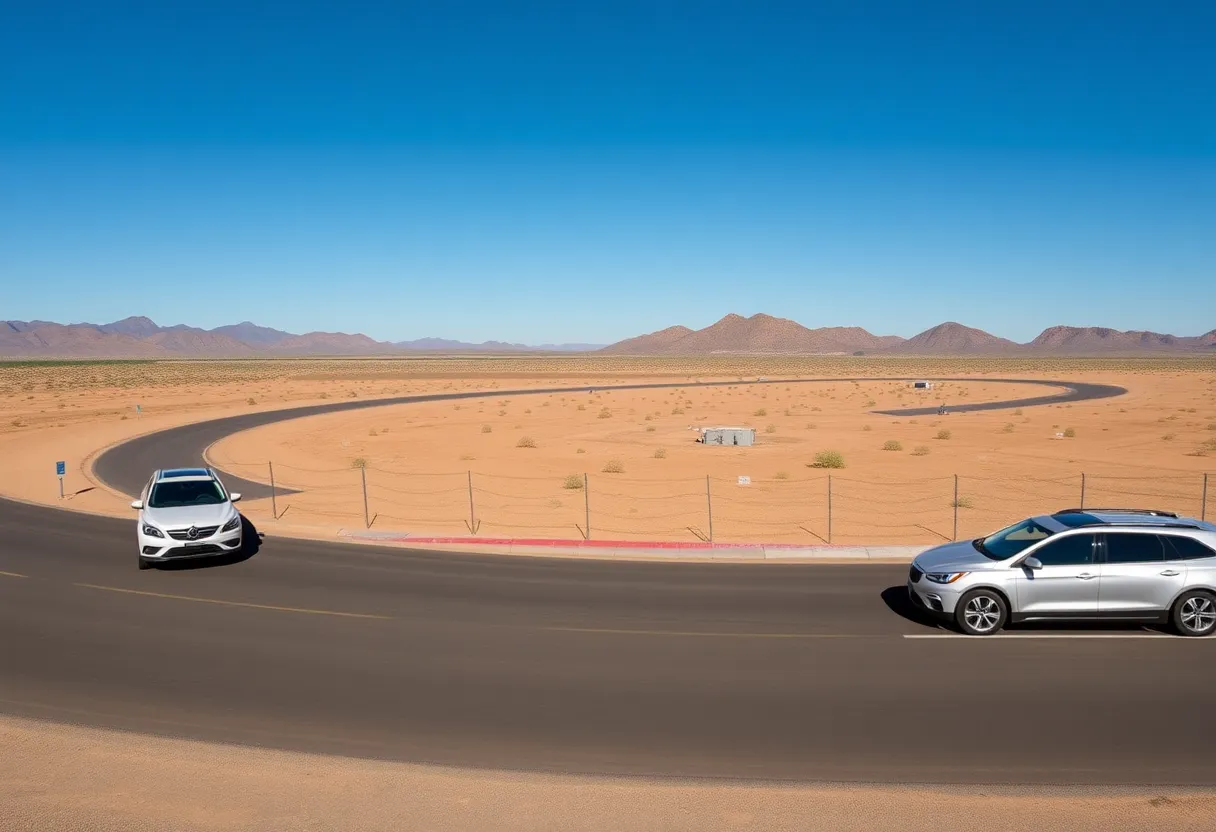 Toyota Proving Grounds in Arizona with new testing facilities