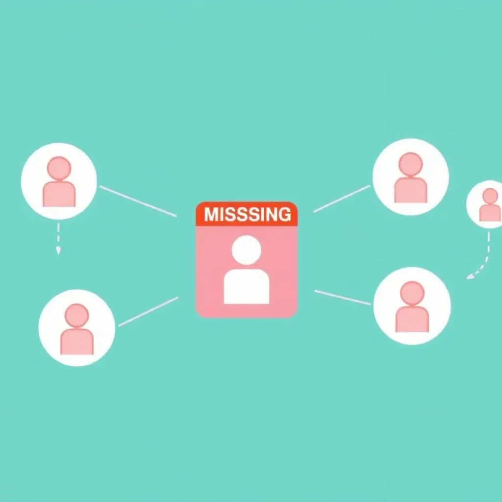 Visual representation of the Turquoise Alert system aimed at finding missing individuals in the community