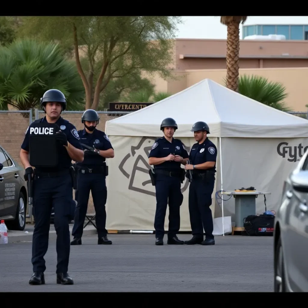 Scene of the West Phoenix shooting investigation