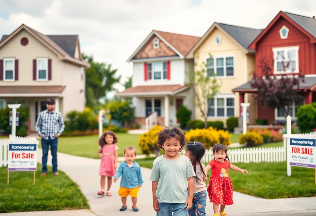 Families looking at homes in Arizona symbolizing down payment assistance