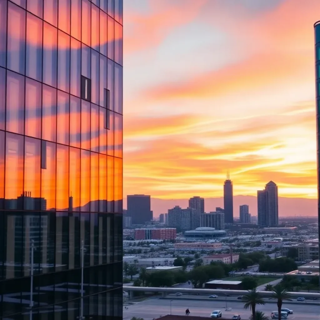 Modern office building representing Bonus Homes in Phoenix