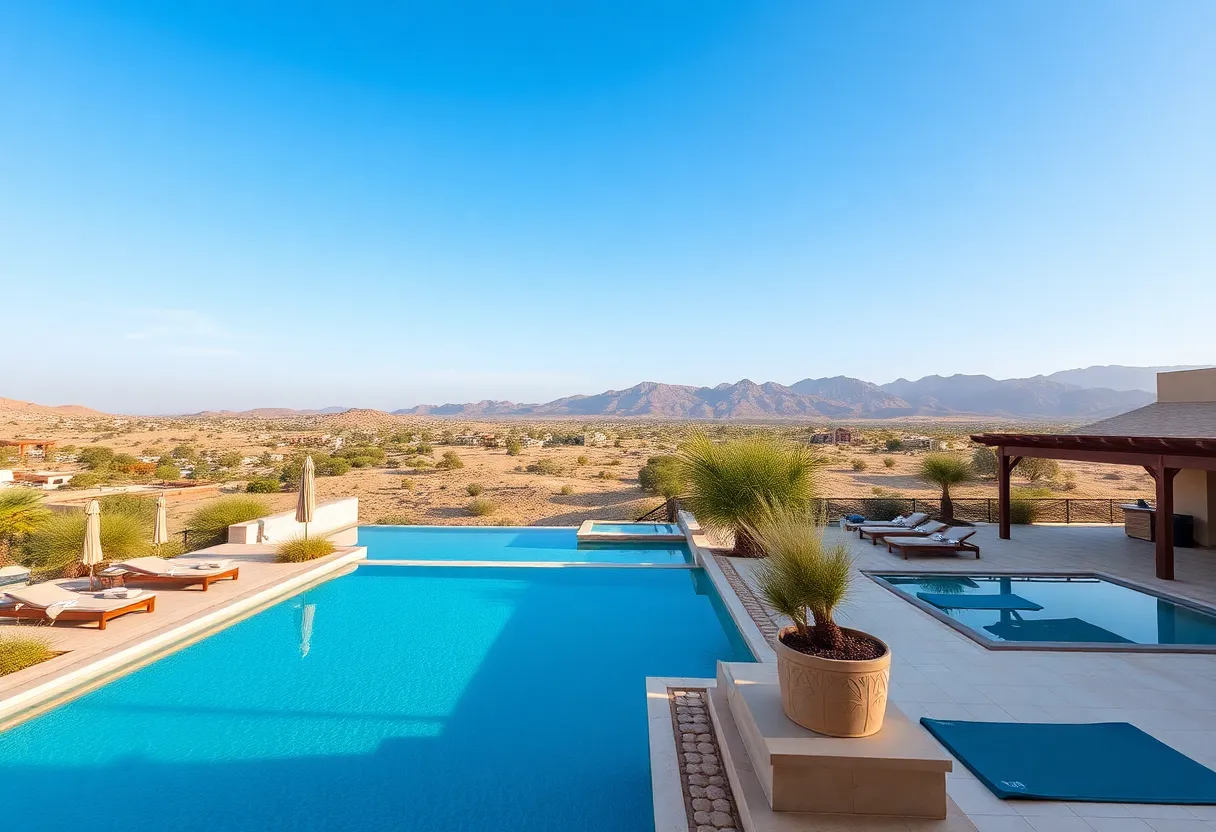 Scenic view of Canyon Ranch Tucson wellness resort