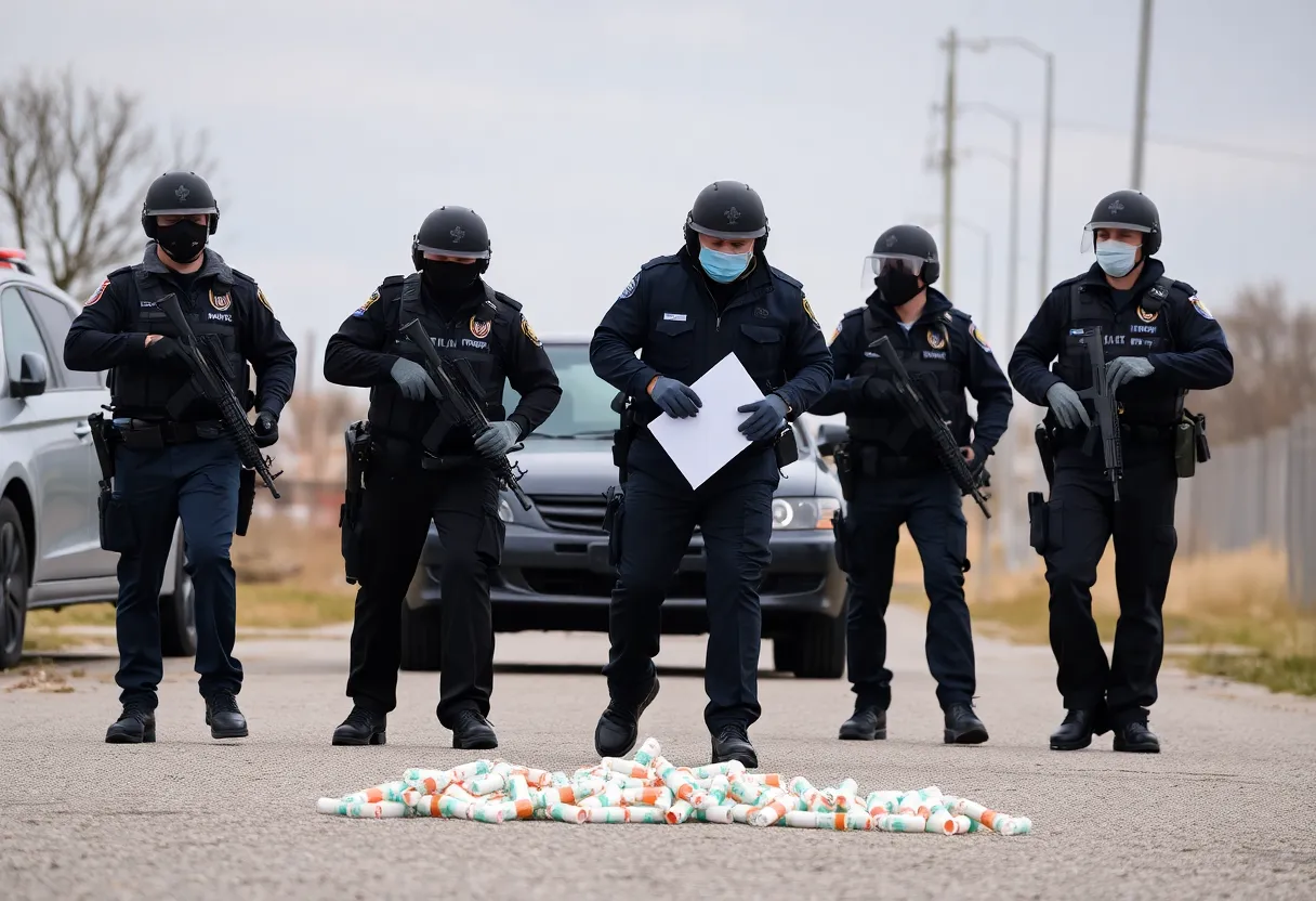 Law enforcement efforts against drug trafficking