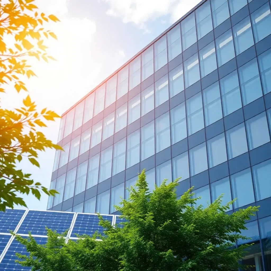 First Solar's new office building in East Phoenix.