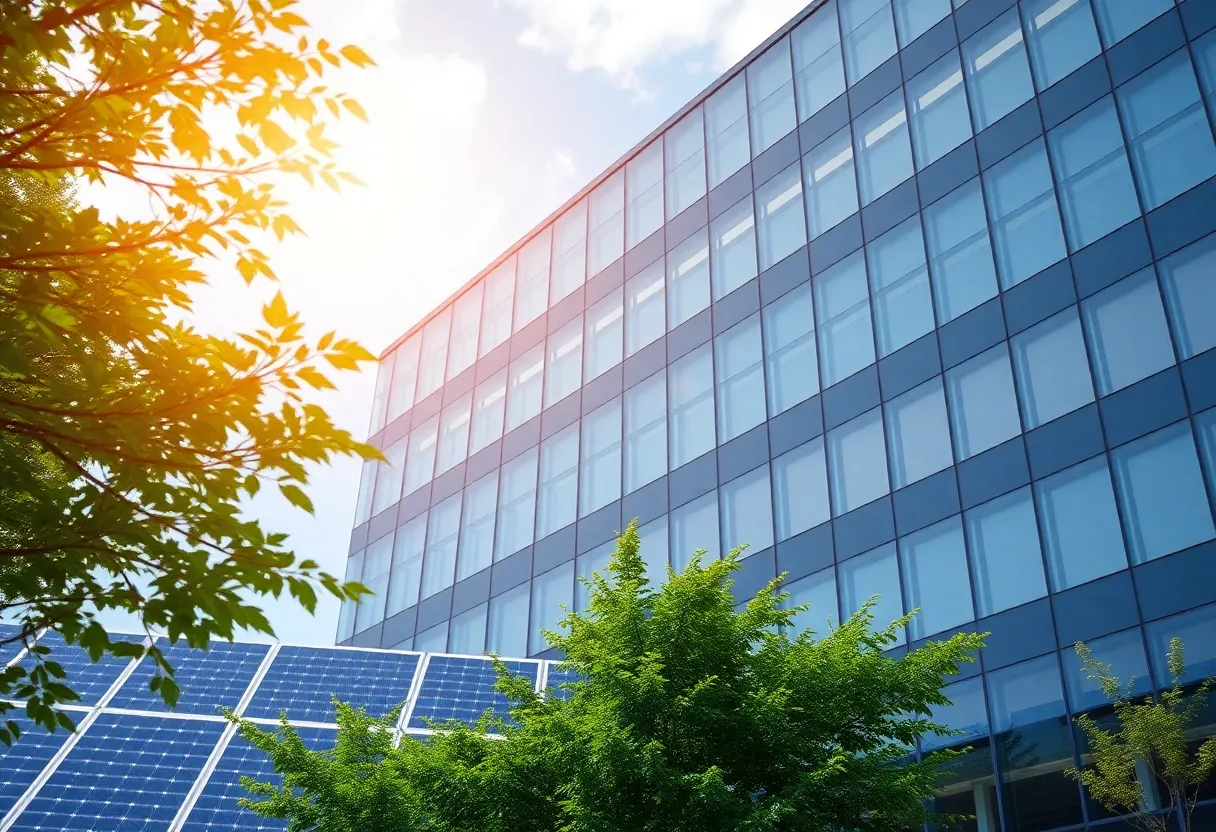First Solar's new office building in East Phoenix.