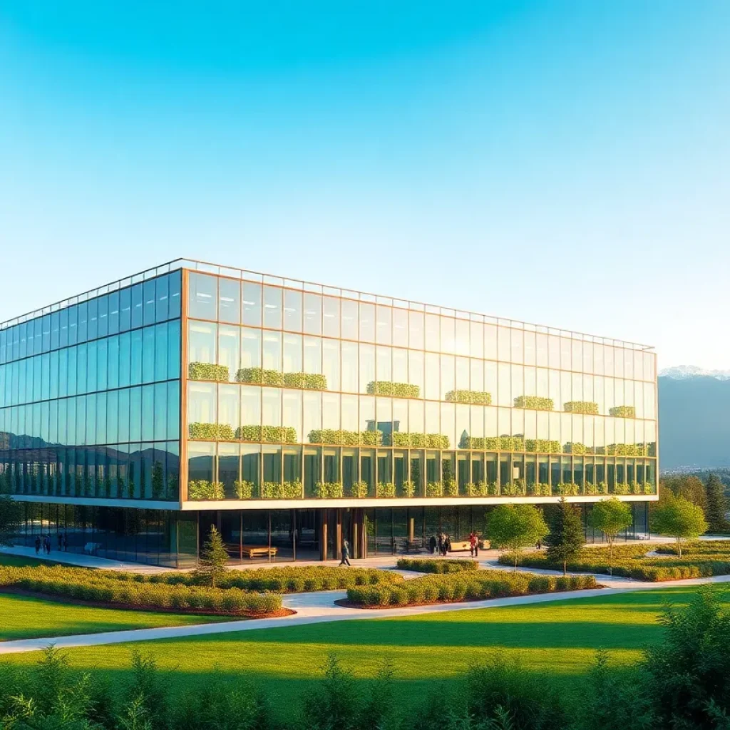 Modern office building of First Solar in Phoenix