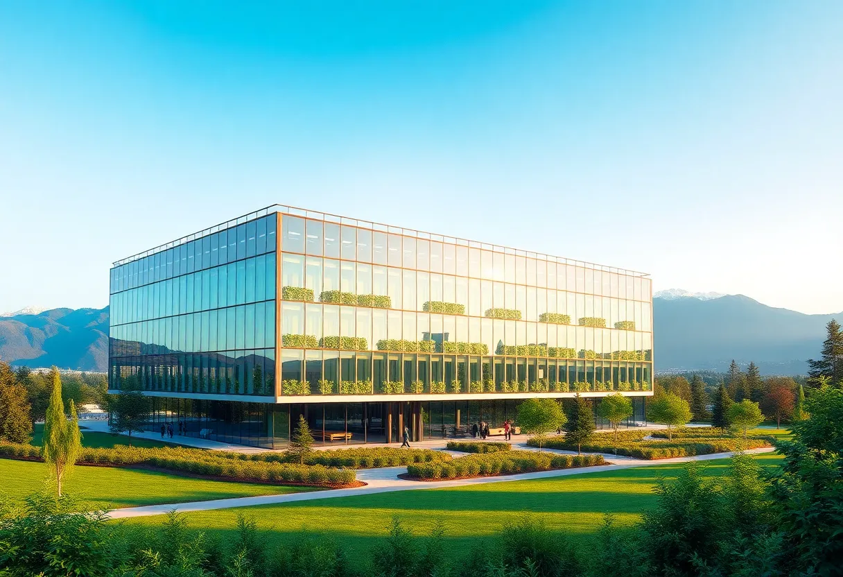 Modern office building of First Solar in Phoenix