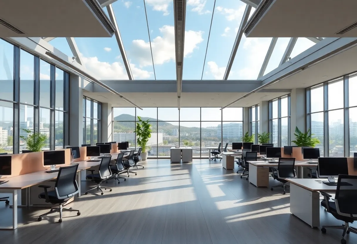 First Solar's newly designed office at The Grove in Phoenix